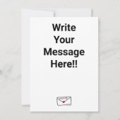 地球より愛を込めて - ハローカード 招待状 (裏面)