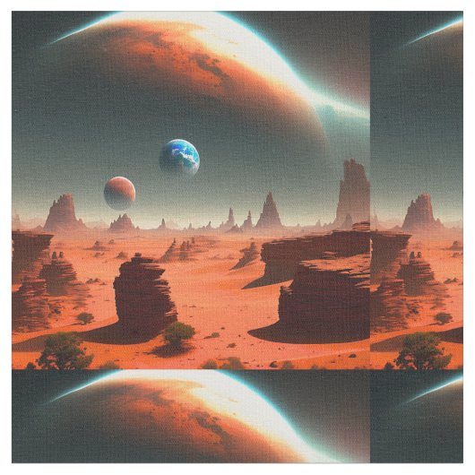 地球より火星が呼んでる ファブリック (クローズアップ)