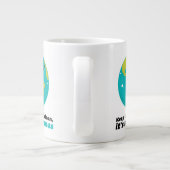 地球をきれいにする ジャンボコーヒーマグカップ (裏面)