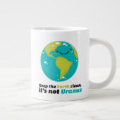 地球をきれいにする ジャンボコーヒーマグカップ (右)