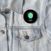 地球をきれいに保とう、そこは天王星ではない 面白いTシャツ 缶バッジ (インサイチュ)