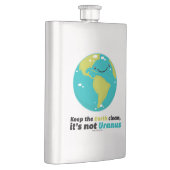 地球をきれい保って下さい フラスク (右)