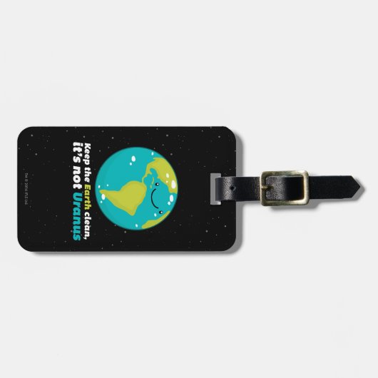 地球をきれい保って下さい ラゲッジタグ (正面横)