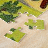 地球をくすぐる – トレードビクトリアンカード ジグソーパズル (側面)