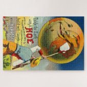 地球をくすぐる – トレードビクトリアンカード ジグソーパズル (横)