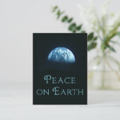 地球をイメージした宇宙の平和 シーズンポストカード (スタンド正面)