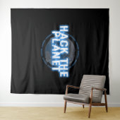 地球をサイバー攻撃する タペストリー (インサイチュ(横))