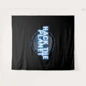 地球をサイバー攻撃する タペストリー (正面(横))