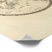 地球を二つの半球に ポスター (角)