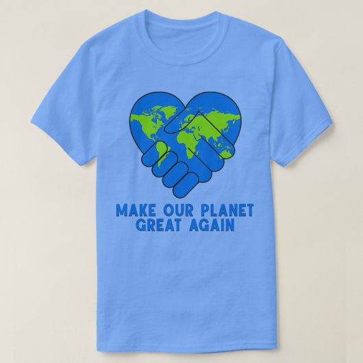地球を再素晴らし作1 Tシャツ (デザイン正面)