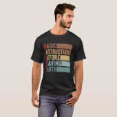 地球を去る前の基本的な指示 聖書のクリスチャン Tシャツ (正面フル)