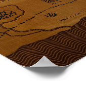 地球を反転した惑星 ポスター (角)