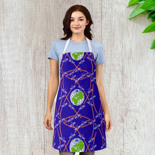 地球を周回する人工衛星 エプロン