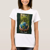 地球を守ろう Tシャツ (正面)