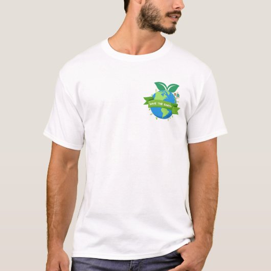 地球を守ろう Tシャツ (正面)