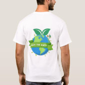 地球を守ろう Tシャツ (裏面)