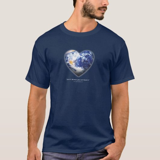 地球を愛して下さい Tシャツ (正面)