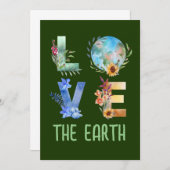 地球を愛する 招待状 (正面/裏面)