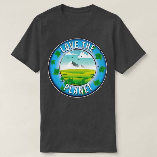 地球を愛する Tシャツ (デザイン正面)