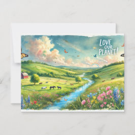 地球を愛せよ! ポストカード