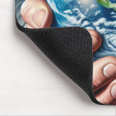 地球を持つ実業家 マウスパッド (コーナー)