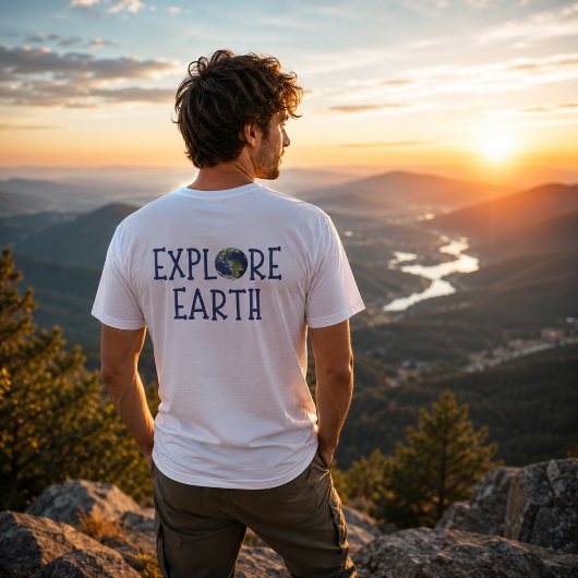地球を探索しよう Tシャツ