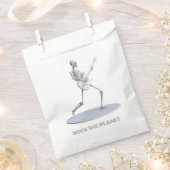 地球を揺り動かす フェイバーバッグ (クリップ留めされた状態)