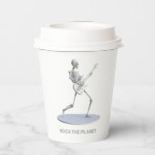 地球を揺り動かす 紙コップ (裏面)