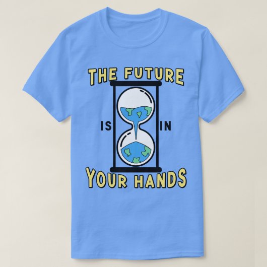 地球を救う地球時間環境主義者 Tシャツ (デザイン正面)