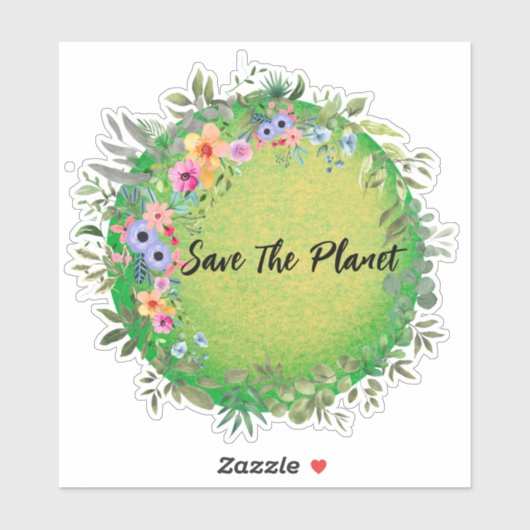 地球を救う シール (シート)