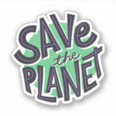 地球を救う シール (正面)