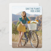 地球を救う – バイクアートに乗やる気を起こさせるる シーズンカード (正面/裏面)