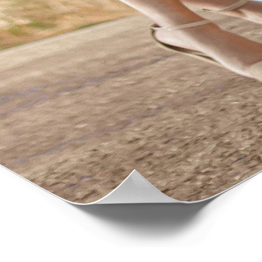 地球を救う – バイクアートに乗やる気を起こさせるる ポスター (角)