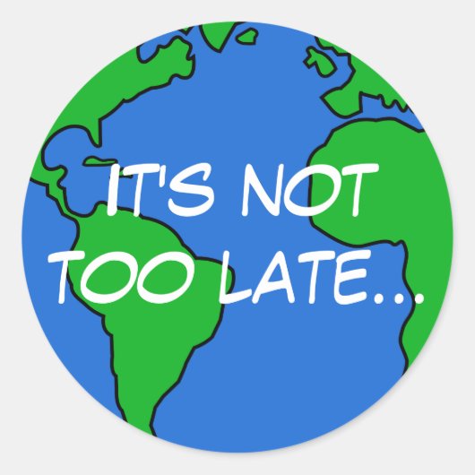 地球を救う ラウンドシール (正面)