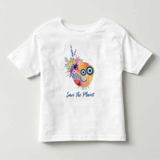 地球を救うTシャツ トドラーTシャツ (正面)