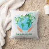 地球を救え。ワンアース・ワン・ラブ クッション (ブランケット)