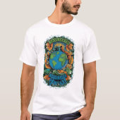 地球を救え 命を救え Tシャツ (正面)