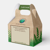 地球を救おう | 環境に優しい | ギフトボックス フェイバーボックス (裏面サイド)