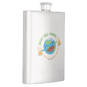 地球を救って下さい フラスク (右)