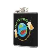 地球を救って下さい フラスク (左)