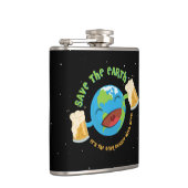 地球を救って下さい フラスク (右)