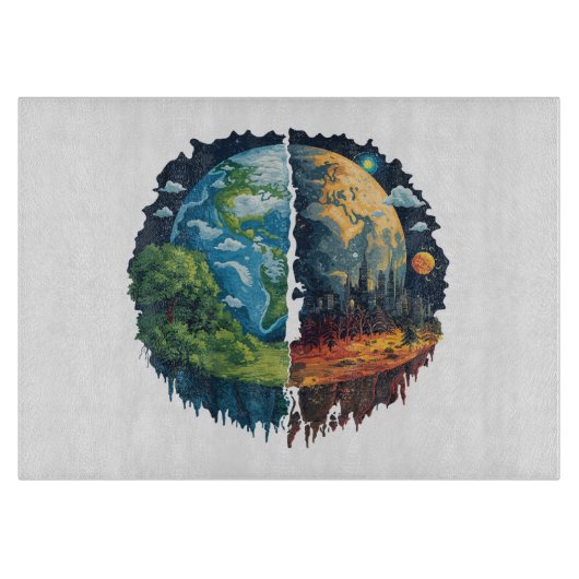 地球を殺すな カッティングボード (正面)