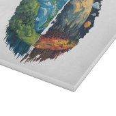 地球を殺すな カッティングボード (角)