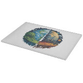 地球を殺すな カッティングボード (角)