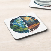 地球を殺すな コースター (左側)