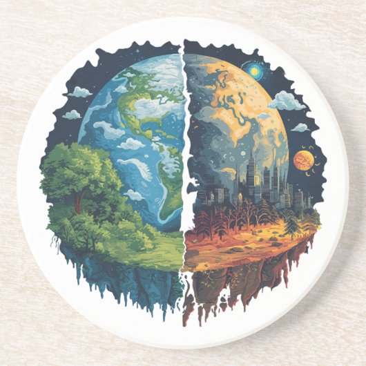 地球を殺すな コースター (正面)