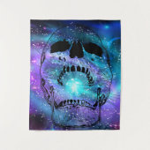 地球を消費するスカル-スカル タペストリー (正面)