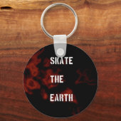 地球を滑る キーホルダー (正面)