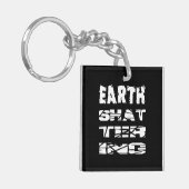 地球を粉々にする キーホルダー (正面左)