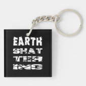 地球を粉々にする キーホルダー (裏面)